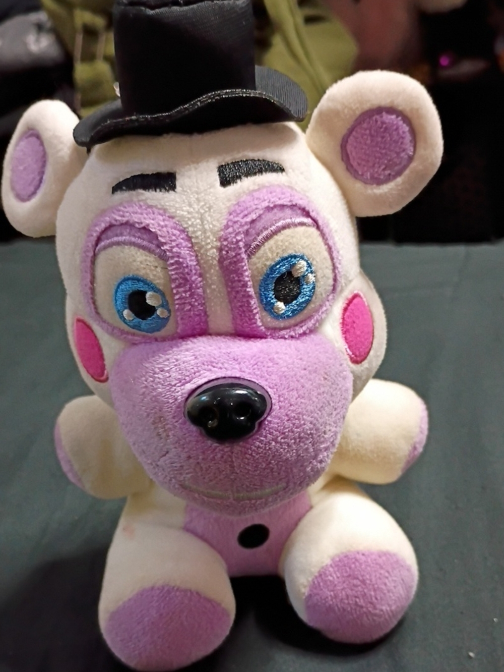Five Nights at Freddy(Helpy) Plush with Blue Eyes and Black Top Hat